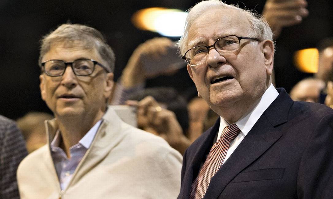 Bill Gates e Warren Buffett: amigos de longa data Foto: Daniel Acker / Photographer: Daniel Acker/Bloom