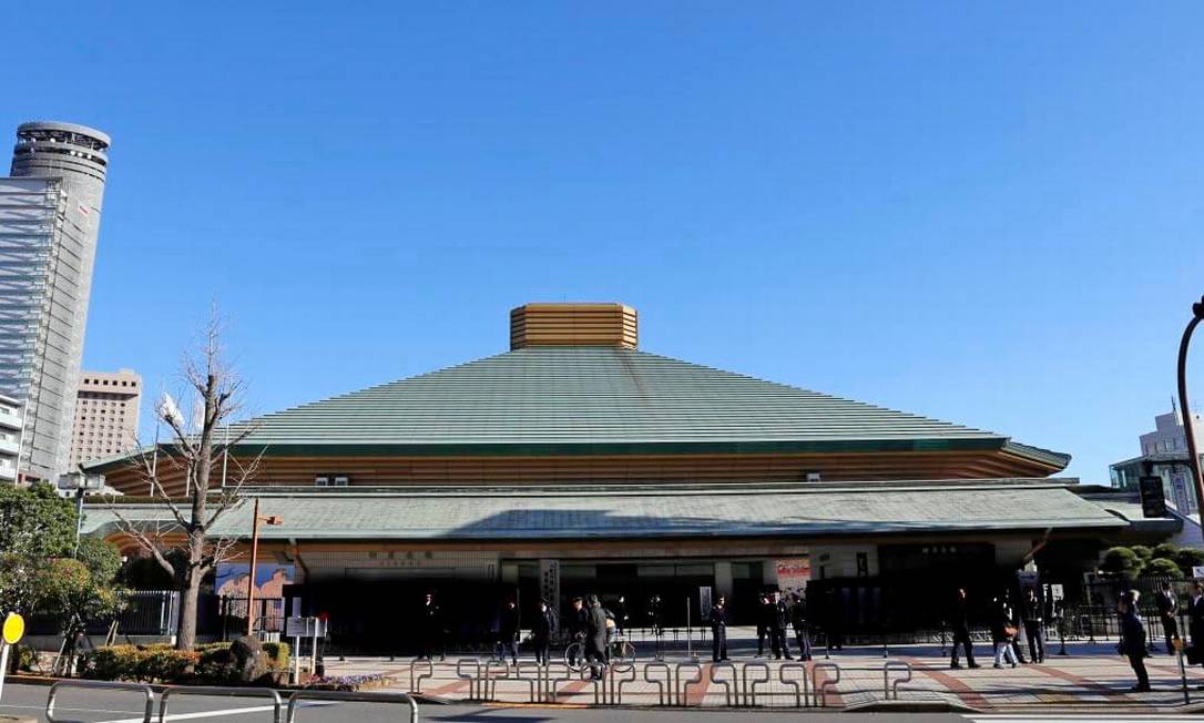 Arena Kokugikan é a casa do sumô, mas vai sediar o boxe nas Olimpíadas. Seu interior é projetado em forma de tigela. A capacidade é de 7.300 pessoas Foto: Divulgação