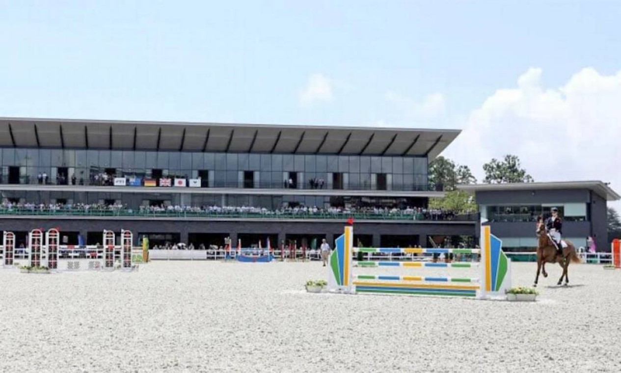 O Parque Equestre sediou as competições equestres nos Jogos de 1964 de Tóquio. Atualmente, serve como o centro principal para a promoção de hipismo e competições equestres. Pode receber até 9.300 pessoas Foto: Divulgação