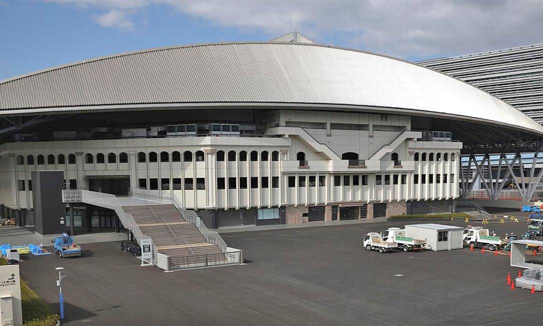 O Ariake Tennis Park é uma das principais instalações de tênis do país, equipado com quadras cobertas e ao ar livre. Tem capacidade para 19.900 espectadores Foto: Divulgação