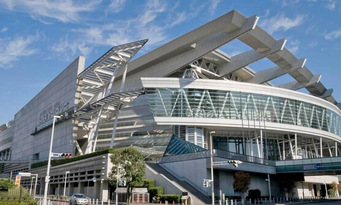 A Saitama Super Arena é uma das maiores instalações multiuso do Japão, situada na cidade de Saitama. Vai receber jogos de basquete. Tem arquibancadas para 21 mil pessoas Foto: Divulgação