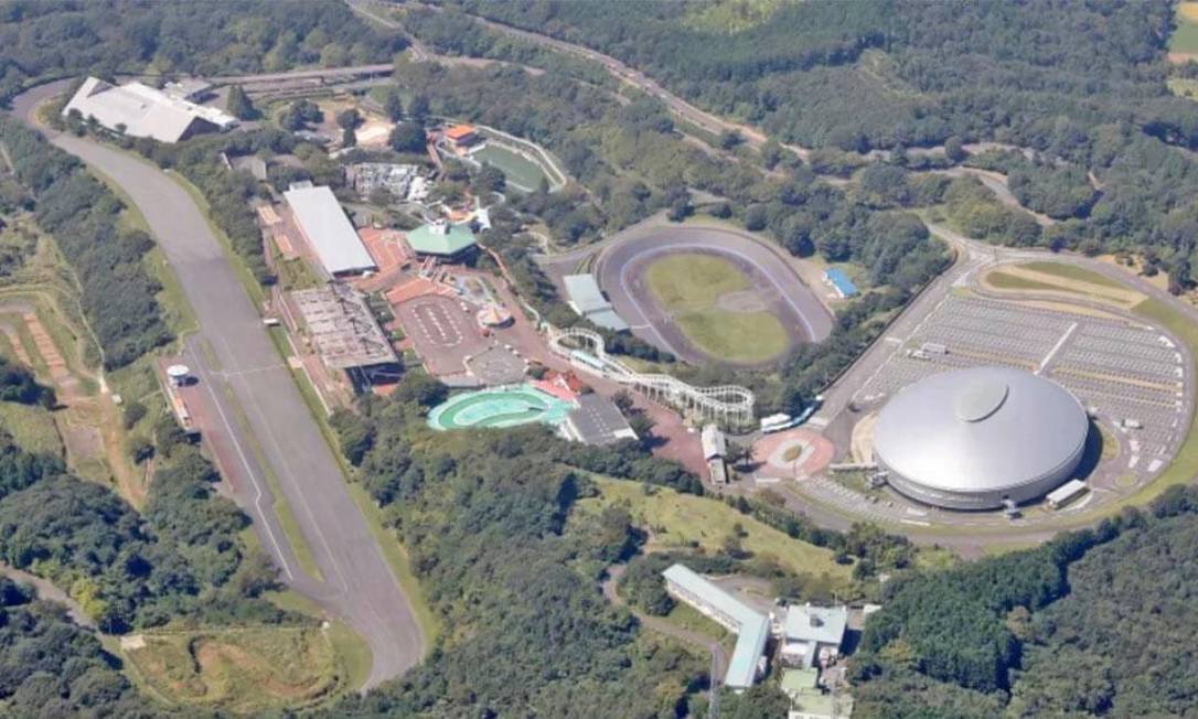 Percurso off-road, o Izu MTB mede 4.100 metros de comprimento com elevações de até 150 metros. Vai sediar as competições de mountain bike. Possui capacidade para 11.500 pessoas Foto: Divulgação