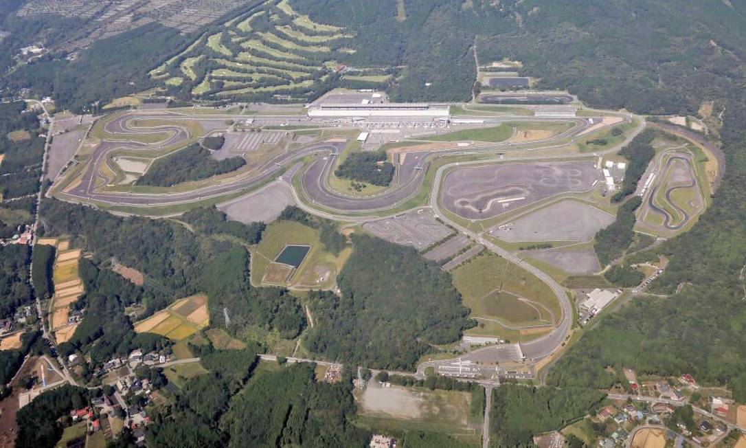 O Fuji International Speedway é o circuito mais próximo da área da Grande Tóquio. Com capacidade até 22 mil espectadores, receberá as provas de ciclismo de estrada. É palco do Grande Prêmio do Japão na Fórmula 1 Foto: Divulgação