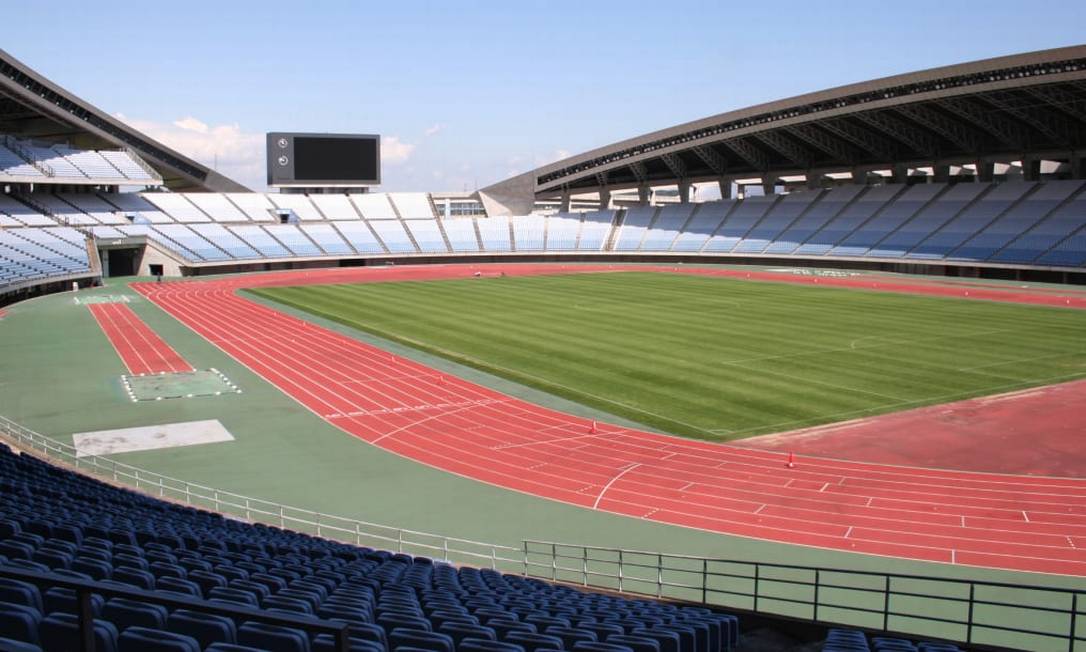 O Miyagi Stadium está localizado na cidade de Rifu e será usado para o futebol. Sua capacidade é de 49 mil pessoas Foto: Divulgação