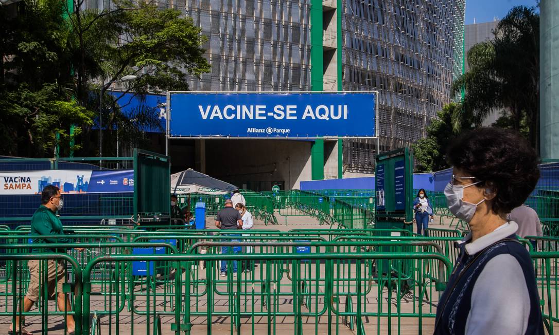 Posto de vacinação contra a Covid-19 em São Paulo Foto: Edilson Dantas / Agência O Globo
