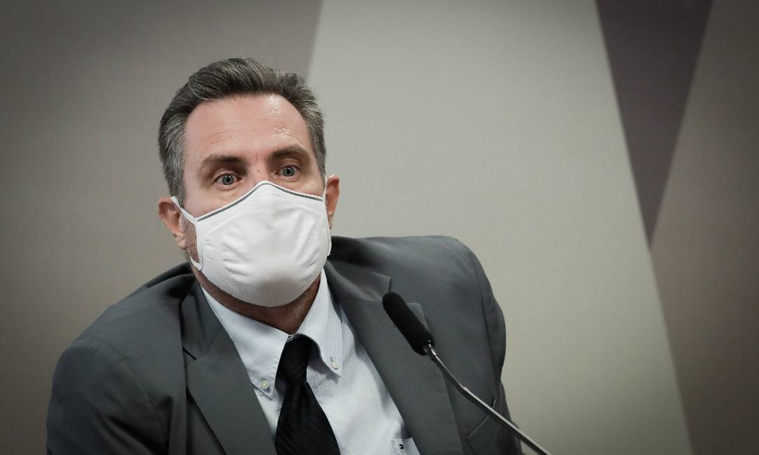 Luiz Paulo Dominguetti, que acusou governo de propina em compra de vacinas Foto: Pablo Jacob / Agência O Globo