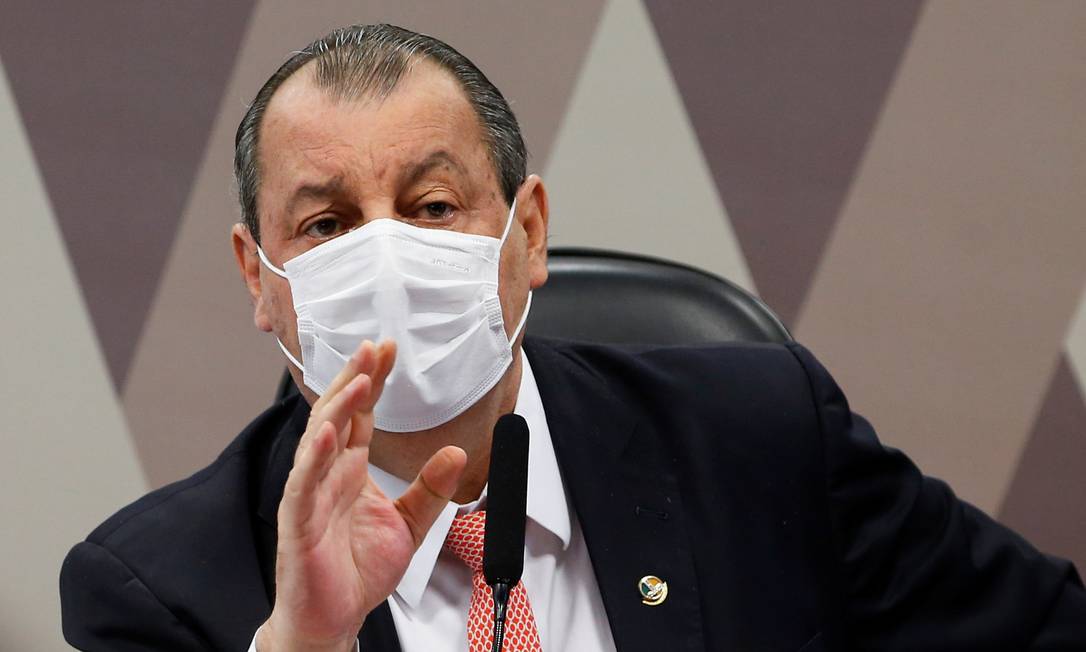 Presidente da CPI faz apelo para que Bolsonaro esclareça denúncia sobre Covaxin feita por Luis Miranda Foto: ADRIANO MACHADO / REUTERS