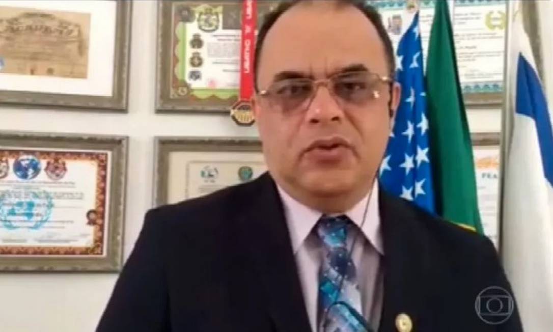 O reverendo Amilton Gomes de Paula foi autorizado pelo ministério a intermediar a venda de vacinas Foto: Reprodução