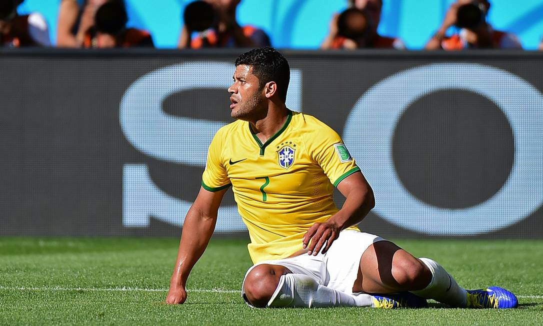 O atacante Hulk defendia o Zenit, da Rússia, na Copa de 2014, e não marcou nenhum gol pela seleção no torneio Foto: MARTIN BERNETTI / Agência O Globo