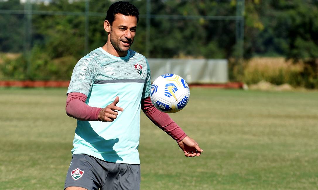 Em 2014, Fred defendia o Fluminense, e no ano passado voltou às Laranjeiras após passagens por Atlético Mineiro e Cruzeiro. Nesta segunda passagem, ele se tornou o 2° maior artilheiro da história do tricolor, atrás somente de Waldo Foto: FOTO DE MAILSON SANTANA/FLUMINEN / Agência O Globo