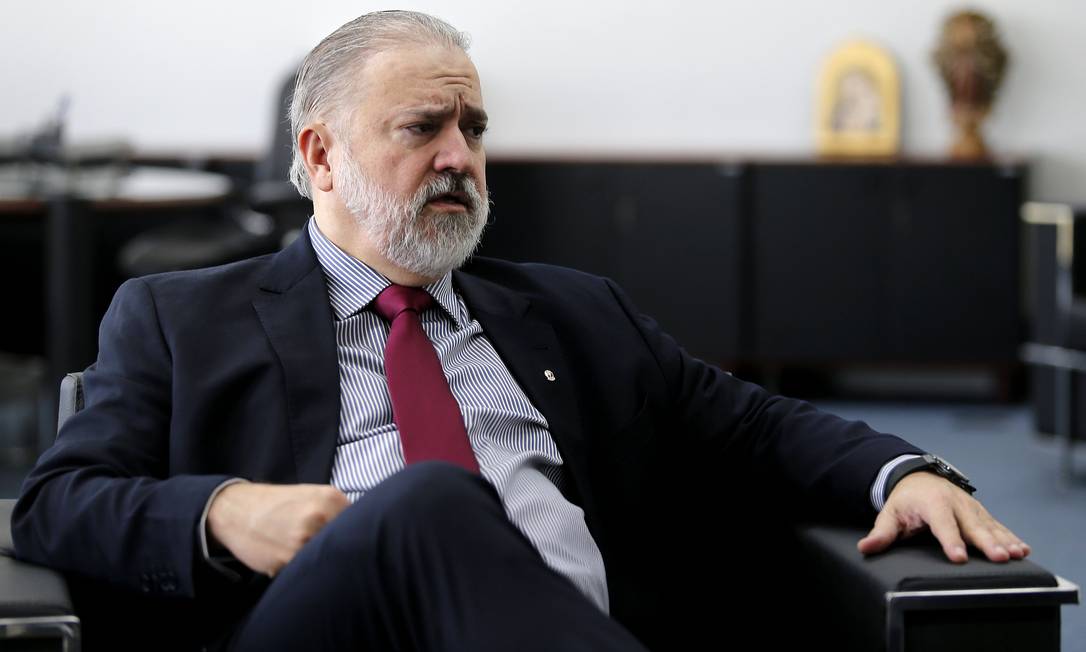 O Procurador-Geral da República, Augusto Aras Foto: Jorge William / Agência O Globo