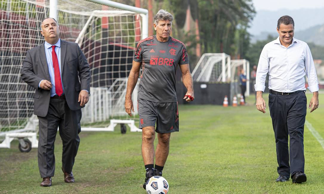 Renato Gaúcho comanda primeiros trabalhos no Flamengo Foto: Alexandre Vidal/Flamengo