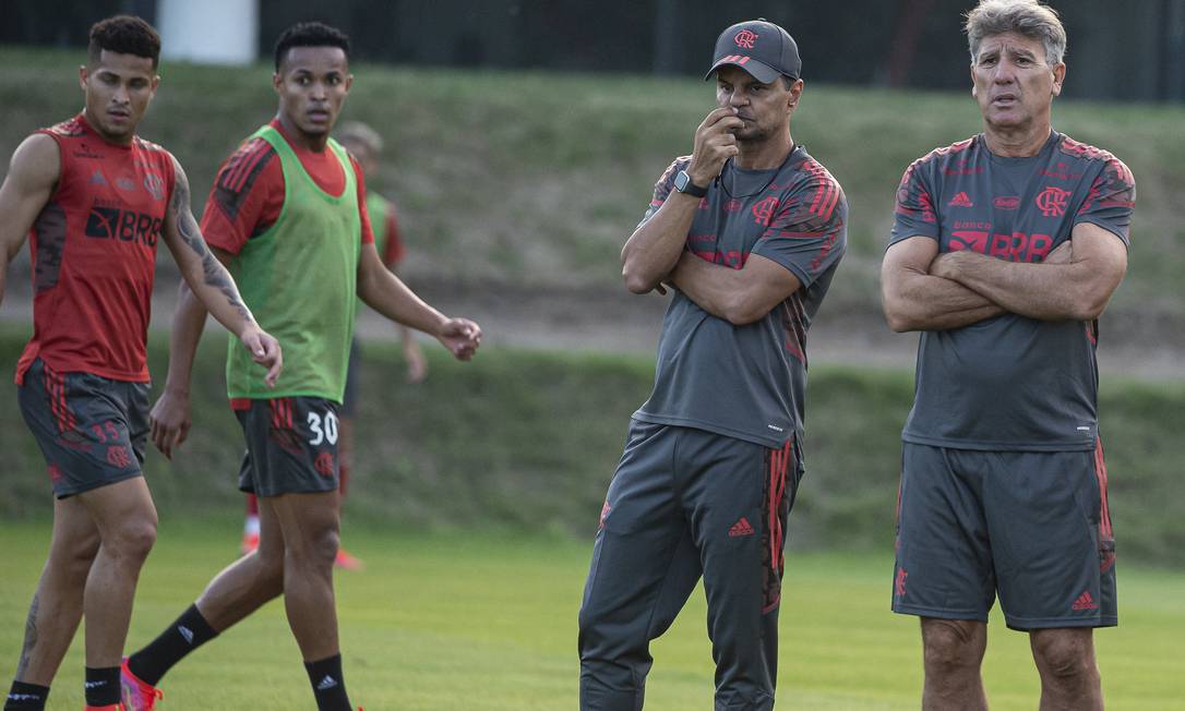 Renato Gaúcho comanda primeiros trabalhos no Flamengo Foto: Alexandre Vidal/Flamengo