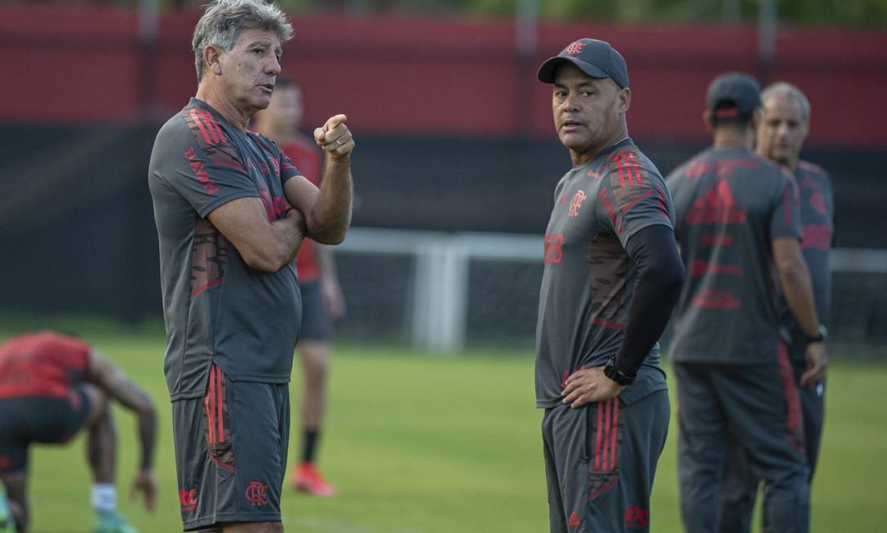 Renato Gaúcho comanda primeiros trabalhos no Flamengo Foto: Alexandre Vidal/Flamengo