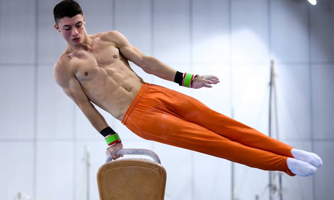 O ginasta irlandês Rhys McClenaghan  Foto: Reprodução/Twitter