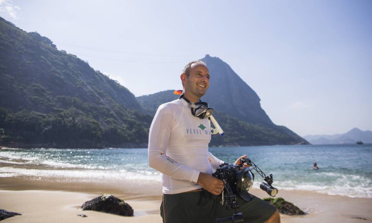Caio Salles, jornalista e coordenador do Projeto Verde Mar Foto: Maria Isabel Oliveira / Agência O Globo