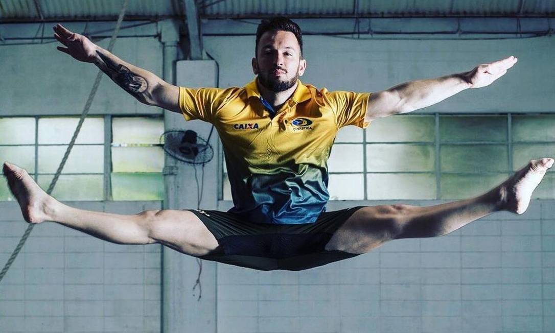 Bicampeão mundial no solo, Diego Hypolito conquistou medalha de prata na Olimpíada de 2016, no Rio Foto: Reprodução / Instagram