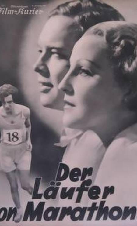 Produção alemã de 1933, &#039;The Marathon Runner&#039; se baseia em um romance de Werner Scheff e aborda o triângulo amoroso entre três atletas que competem em LOS ANGELES-1932. Foto: Divulgação