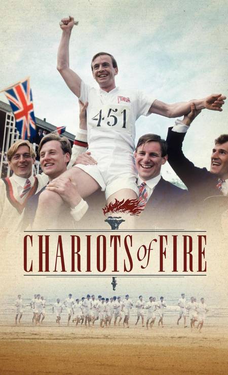 &#039;Chariots of fire&#039; — &#039;Carruagens de fogo&#039;, em português — é um filme britânico de 1981. Conta a história de Eric Liddell e Harold Abrahams, ambos às voltas com a disputa por vagas no atletismo em PARIS-1924. Liddell é um missionário escocês que corre em devoção a Deus, enquanto Abrahams é filho de um judeu que enriqueceu e deseja provar sua capacidade para a sociedade de Cambridge. Ganhou o Oscar de Melhor Filme de 1982. Foto: Divulgação