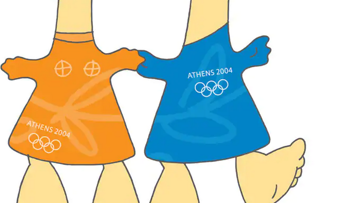 Atenas 2004: Phevos e Athena Foto: Reprodução
