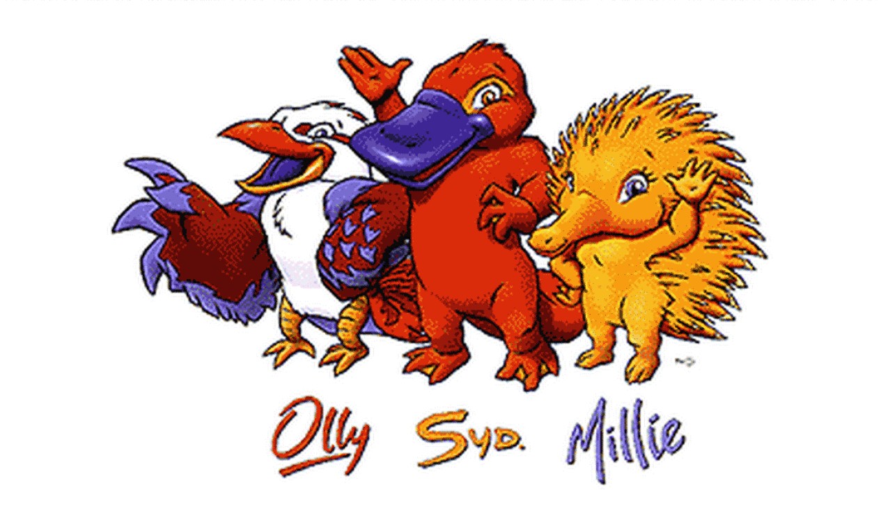 Sydney 2000: Syd, Olly e Millie Foto: Reprodução