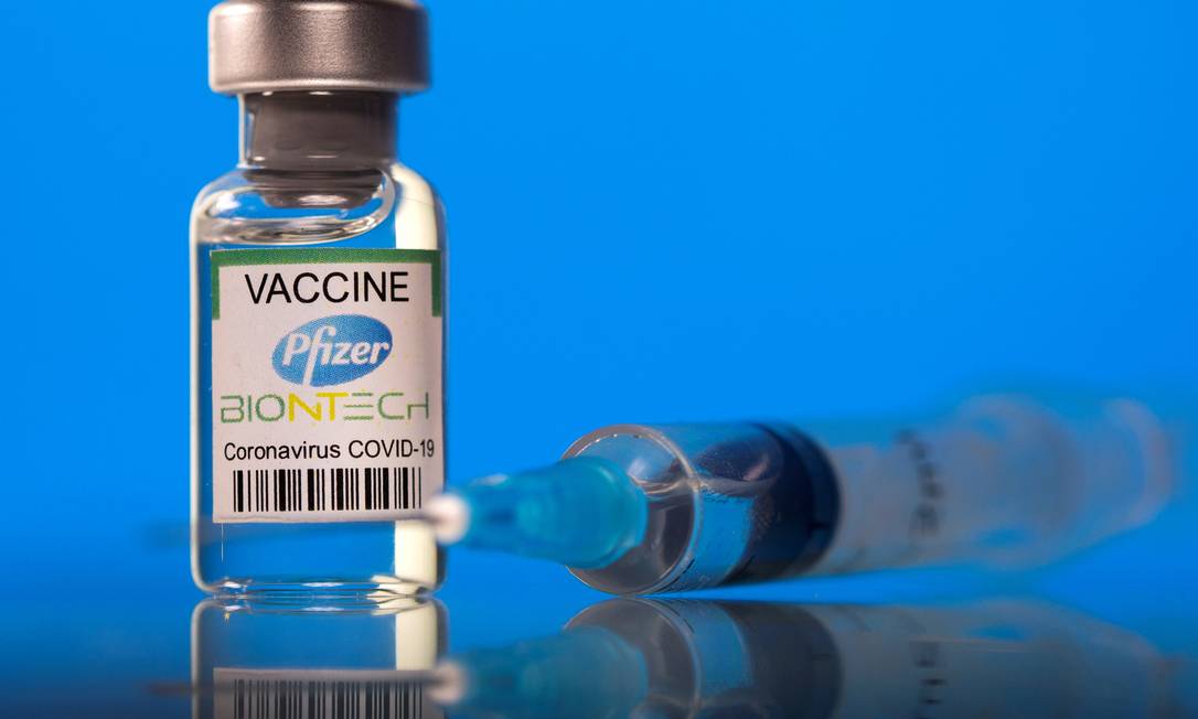 Vacina da Pfizer contra a Covid-19 Foto: DADO RUVIC / REUTERS