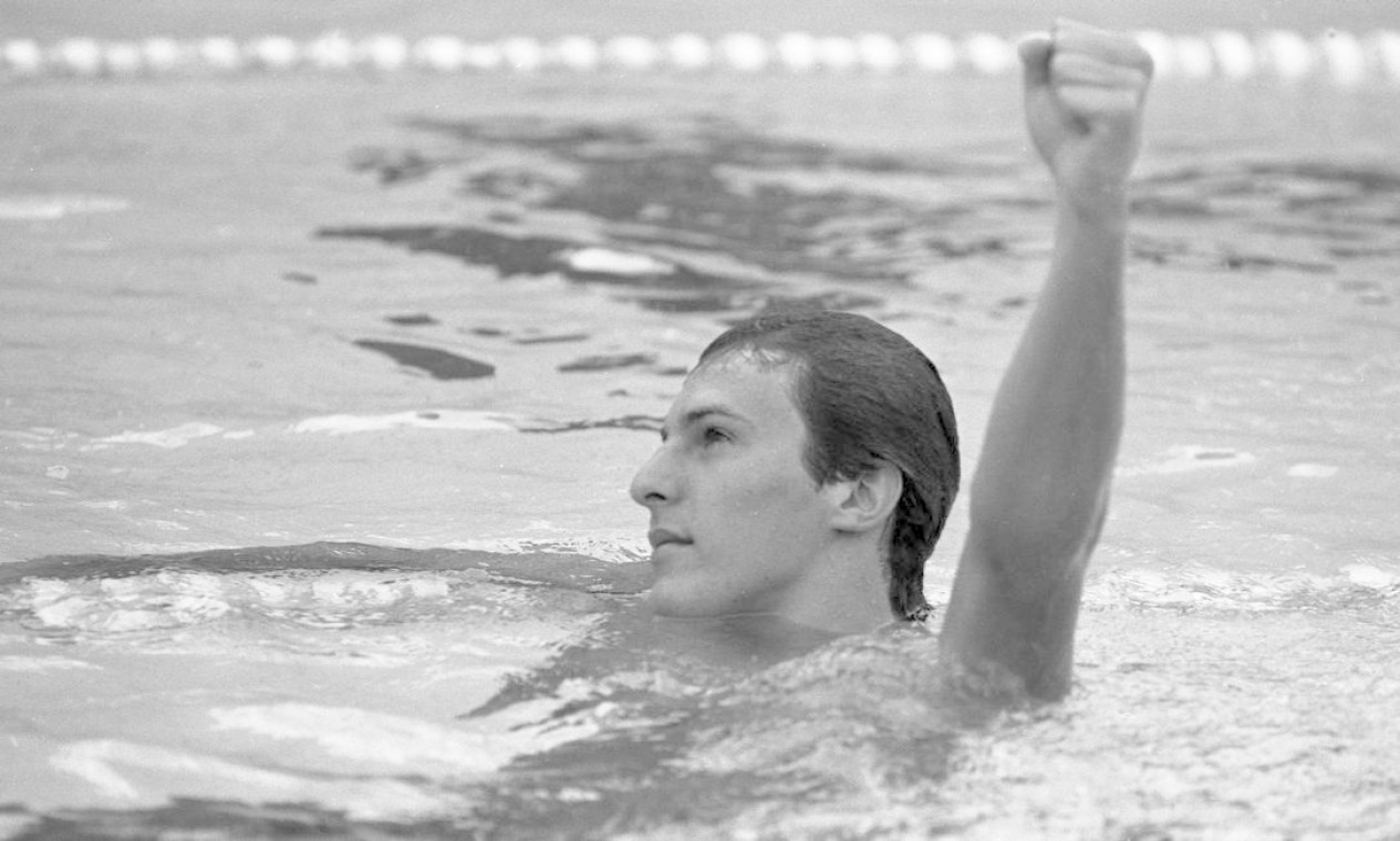 4º - Jorge Fernandes (natação), bronze em 1980 aos 18 anos, 3 meses e 20 dias. Foto: Sebastião Marinho / Agência O Globo