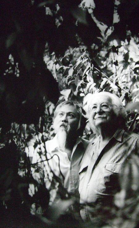 Roberto Burle Marx e Haru, nos anos 1990