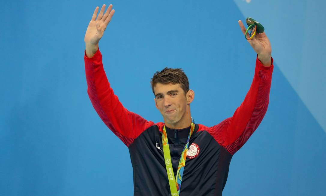 O ex-nadador Michael Phelps revelou, em 2018, que luta contra a depressão e pensou em suicídio depois de Londres-2012 Foto: Pedro Kirilos / Agência O Globo