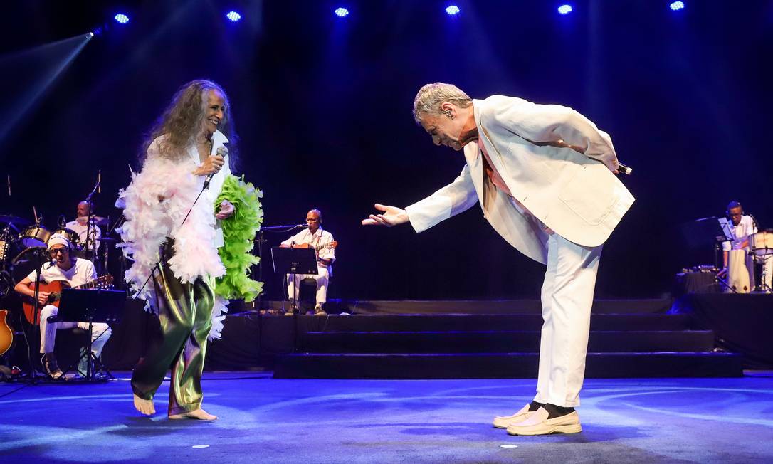 Com Chico Buarque em show da Mangueira Foto: Divulgação