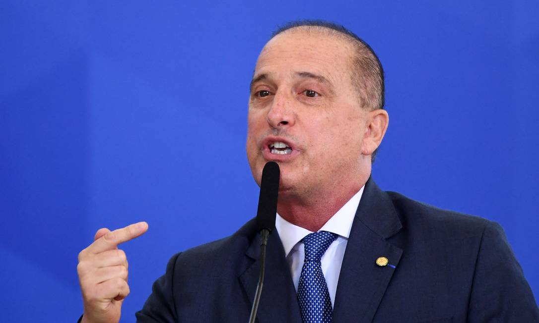 Novo ministro do Trabalho, Onyx Lorenzoni Foto: EVARISTO SA / AFP
