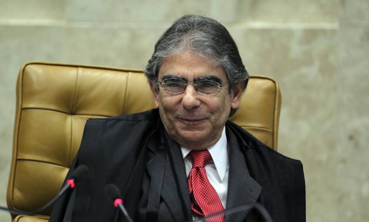 Ayres Britto, 44º presidente do STF, ficou no posto entre abril e novembro de 2012 Foto: Givaldo Barbosa
