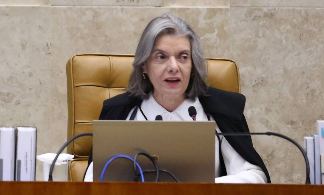 Ministra Cármen Lúcia em sessão no Supremo Tribunal Federal Foto: Ailton de Freitas / Agência O Globo