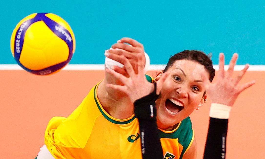 A brasileira Tandara foi suspensa da Olimpíada de Tóquio por doping Foto: CARLOS GARCIA RAWLINS / REUTERS
