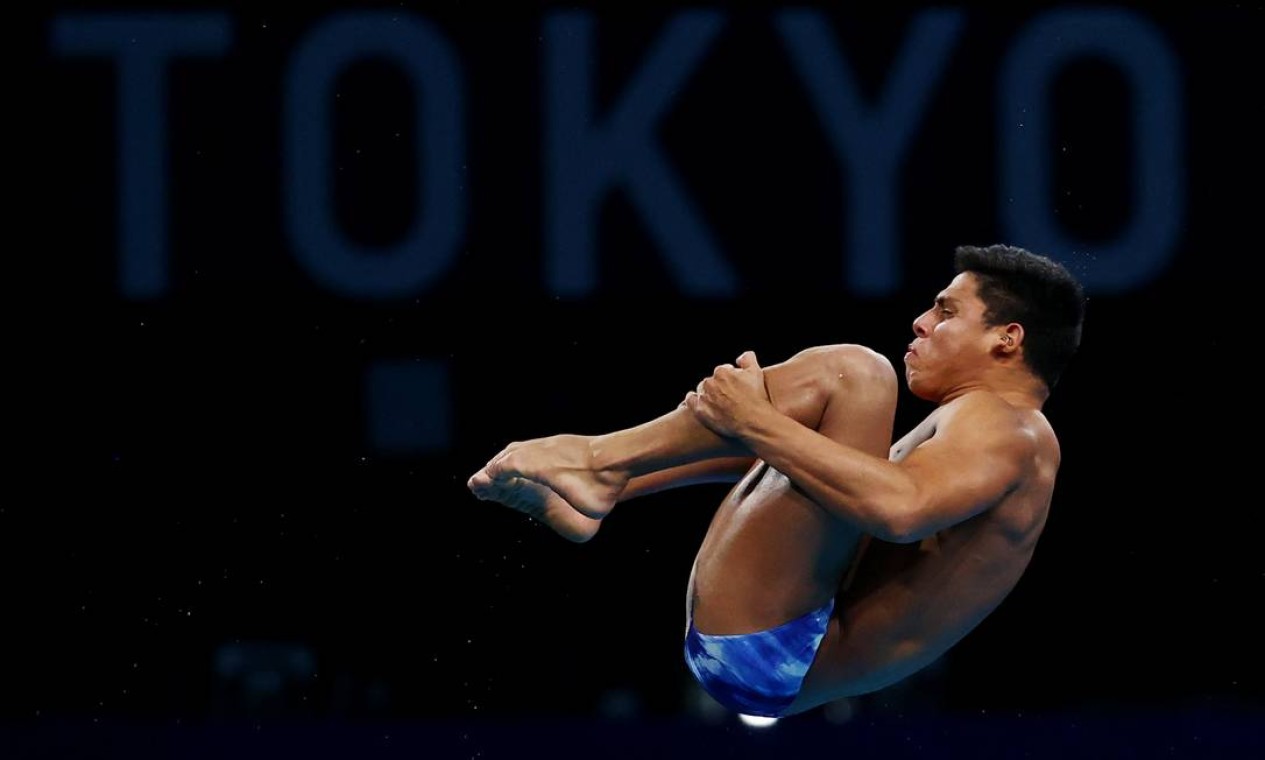 Na final dos saltos ornamentais da plataforma de 10m, Kawan Pereira não chegou ao pódio.
Esta foi a primeira vez que o Brasil avançou para a final da modalidade em uma Olimpíada Foto: BERNADETT SZABO / REUTERS