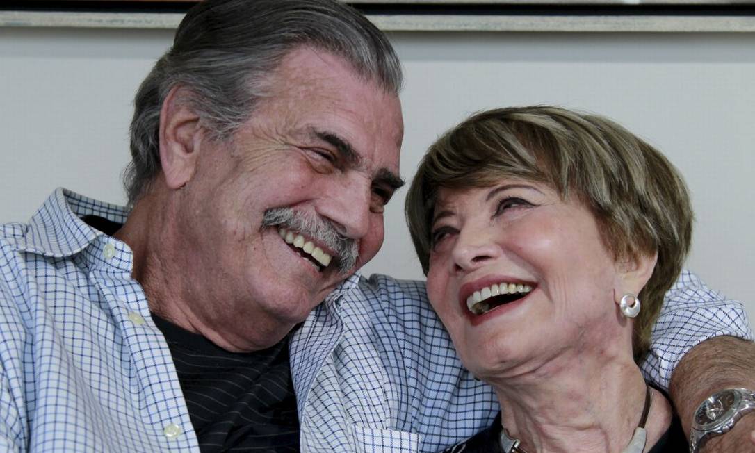 Tarcisio Meira e Glória Menezes, em 2012 Foto: Marcelo Theobald / Agência O Globo.[