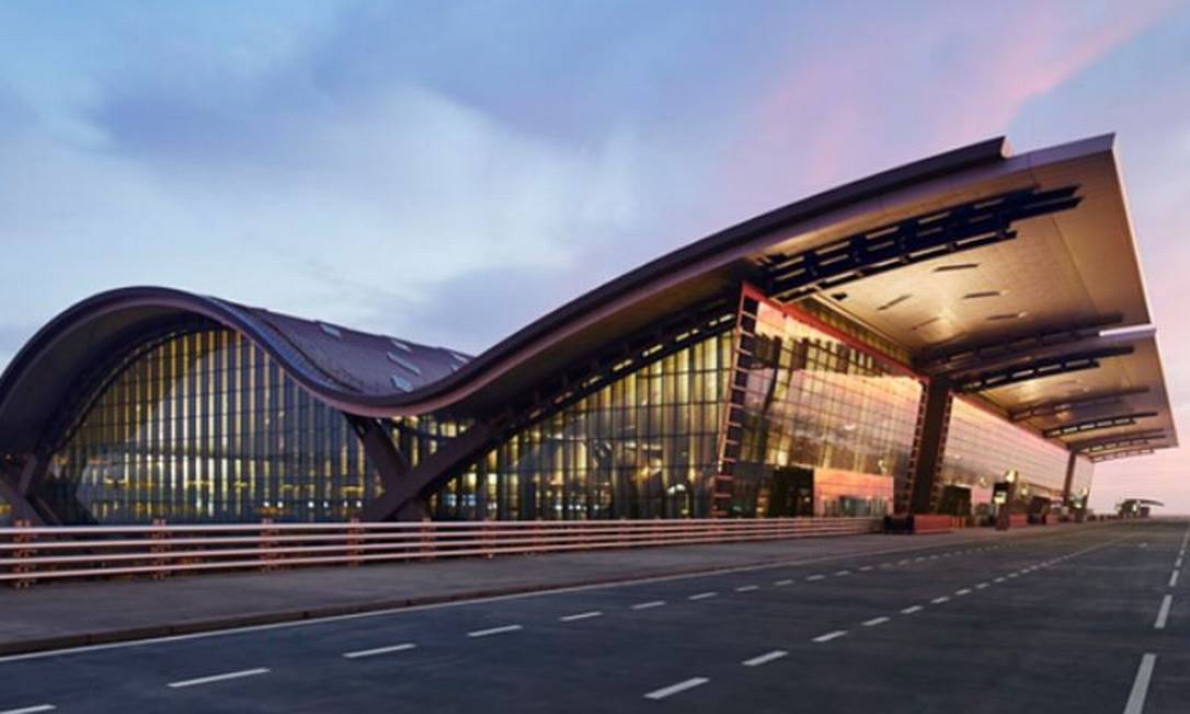 Aeroporto Internacional Hamad, em Doha, no Qatar, foi eleito o melhor do mundo em 2021 Foto: Divulgação