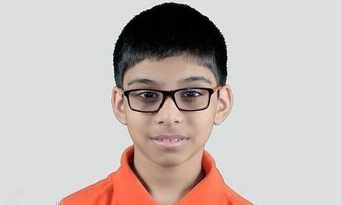 Indiano de 13 anos Gajesh Naik criou plataformas de criptomoedas Foto: Twitter / Reprodução