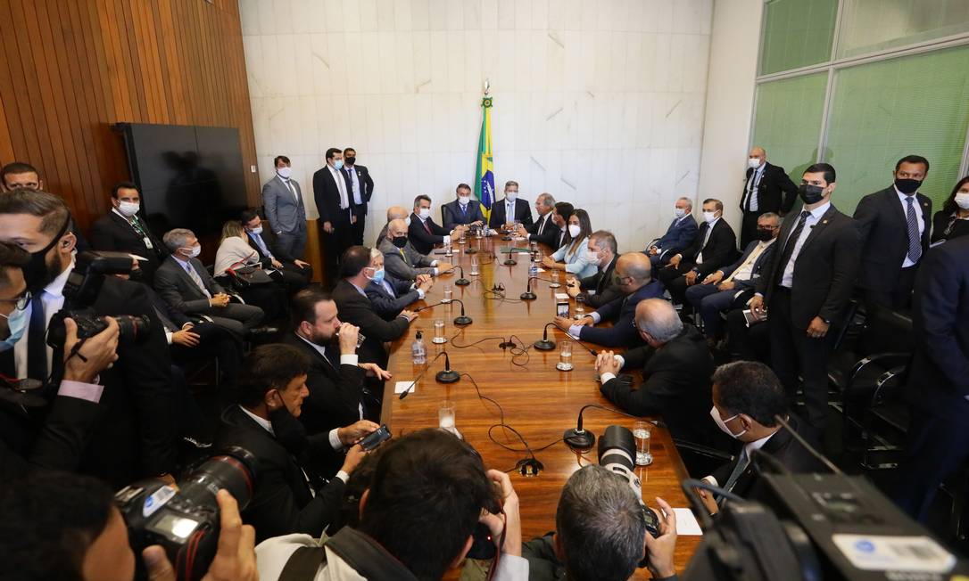 O presidente Jair Bolsonaro apresenta ao Congresso a PEC dos Precatórios e o novo Bolsa Família Foto: Cleia Viana / Câmara dos Deputados