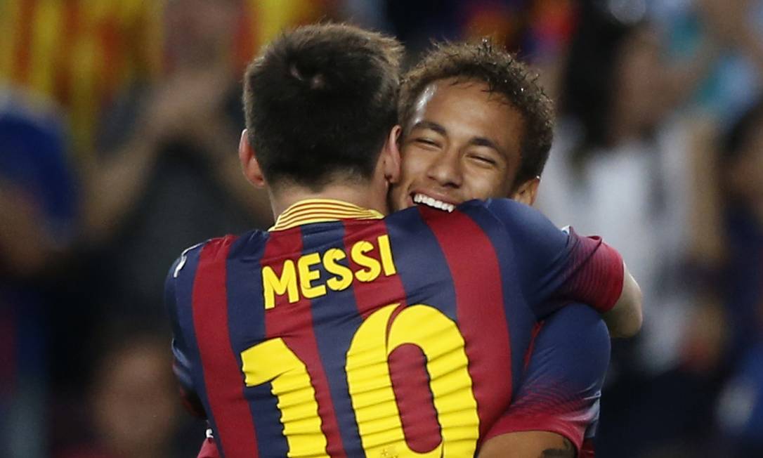 Em 2013, no Camp Nou. Foto: ALBERT GEA / REUTERS