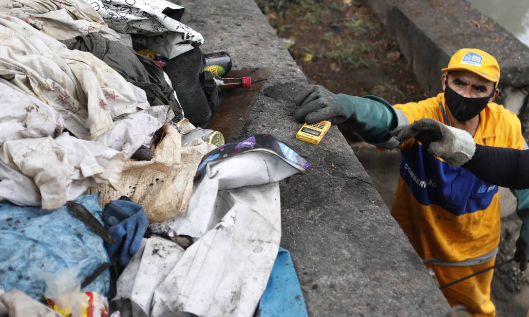 Após número expressivo de resíduos, prefeitura antecipou programa de limpeza Foto: Luiza Moraes / Agência O Globo