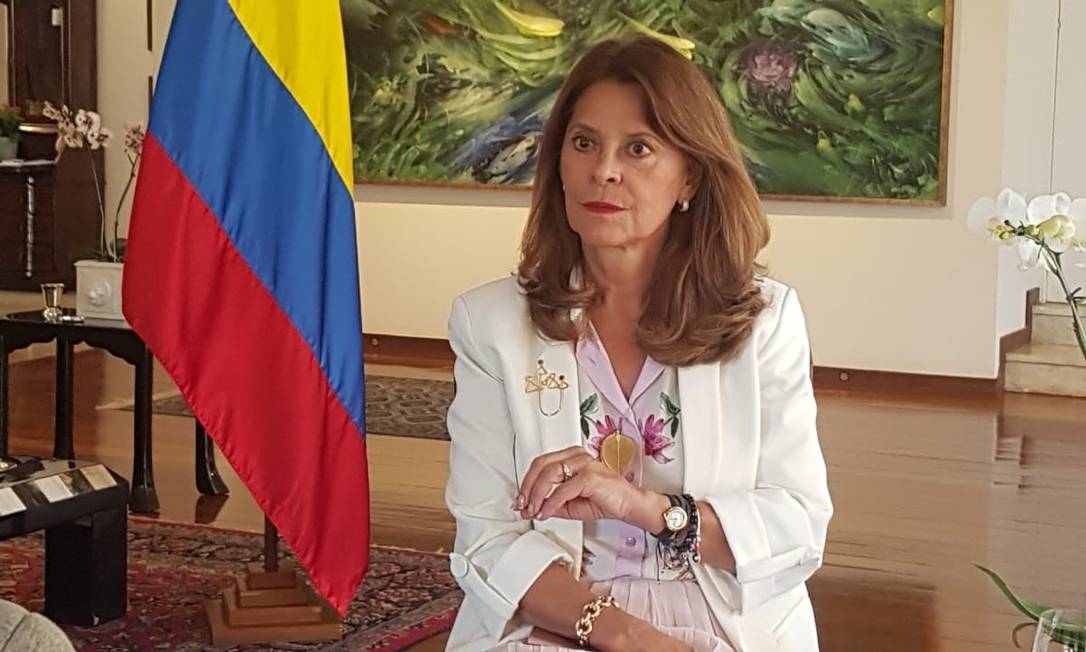 Marta Lucía Ramírez, vice-presidente e ministra das Relações Exteriores da Colômbia Foto: Vice-Presidência da Colômbia 