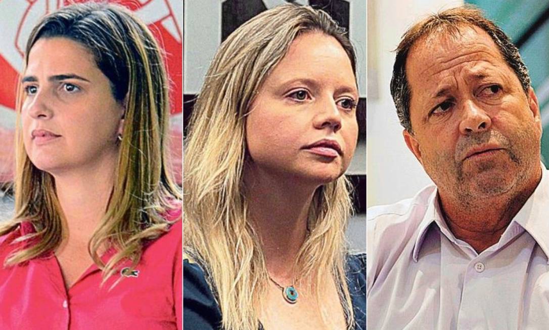 Clarissa Garotinho, Danielle Cunha e Chiquinho Brazão Foto: Agência O Globo
