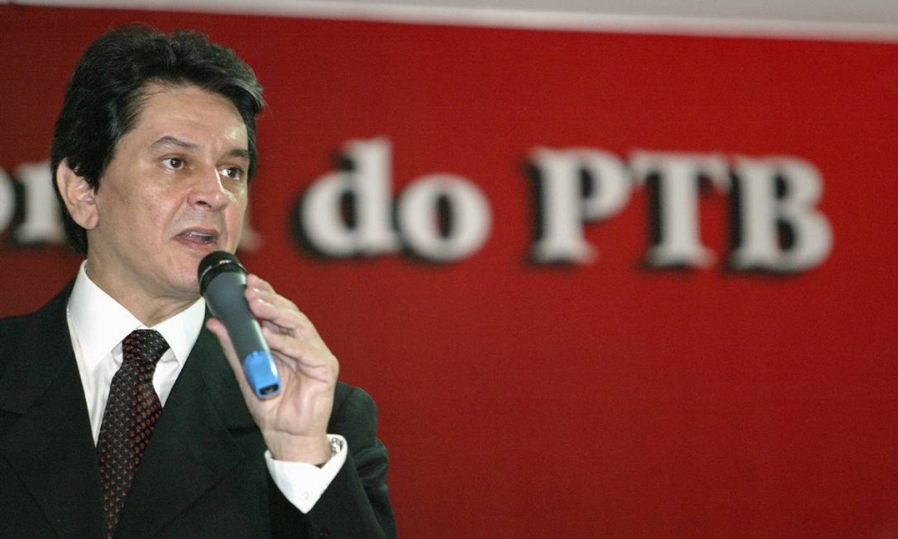 Presidente do PTB desde 2016, Roberto Jefferson ocupou o cargo por outras duas vezes:de 2003 a 2005 e de 2006 a 2012 Foto: Aílton de Freitas / Agência O Globo - 17/06/2005