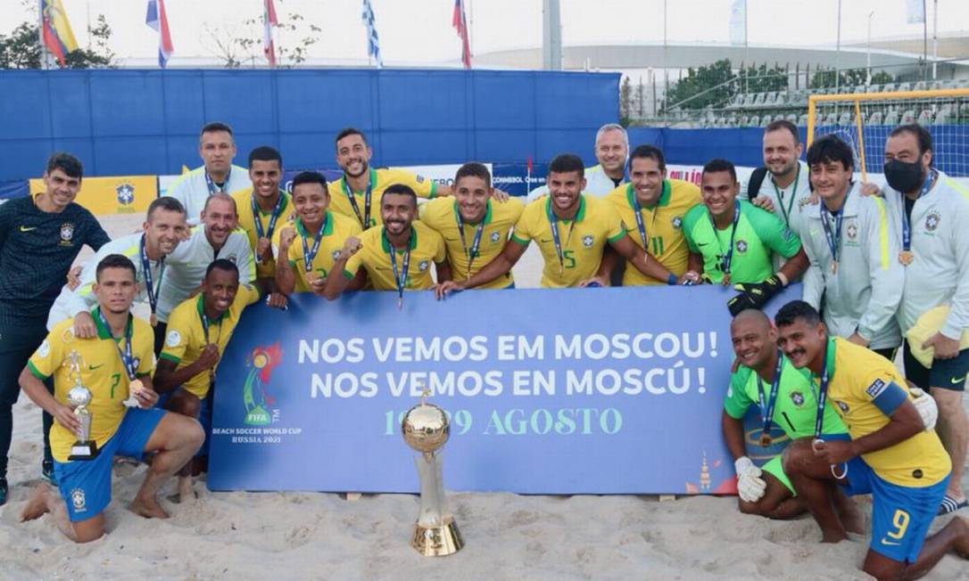 Futebol de areia: seleção brasileira é convocada para a Copa