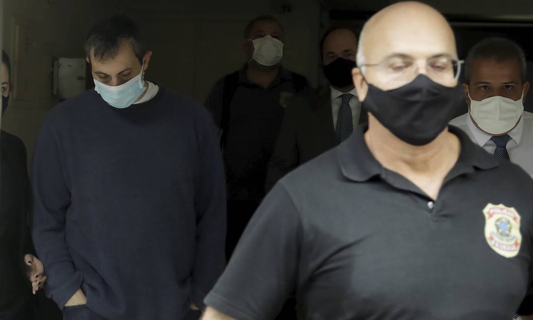 Raphael Montenegro foi preso pela Polícia Federal durante a operação Simonia, no dia 17 de agosto Foto: Gabriel de Paiva / Agência O Globo