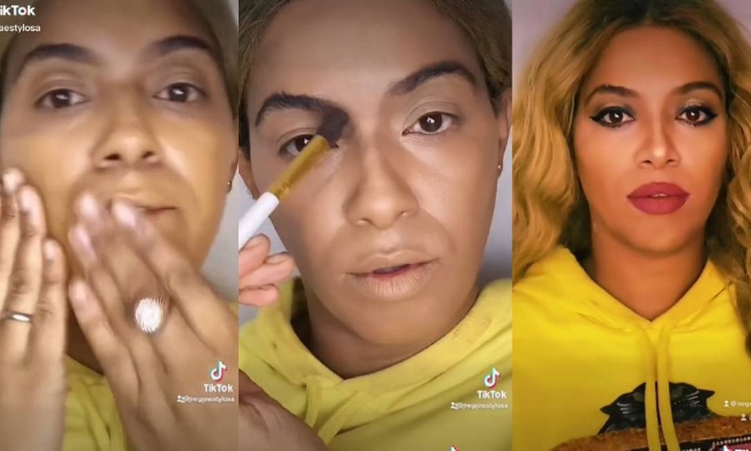 Juh: a sósia brasileira de Beyoncé Foto: Reprodução
