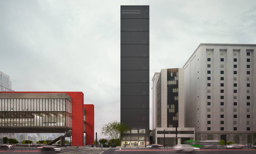 O novo prédio do Masp, projeto assinado pelo arquiteto Júlio Neves e pelo escritório METRO Foto: Reprodução