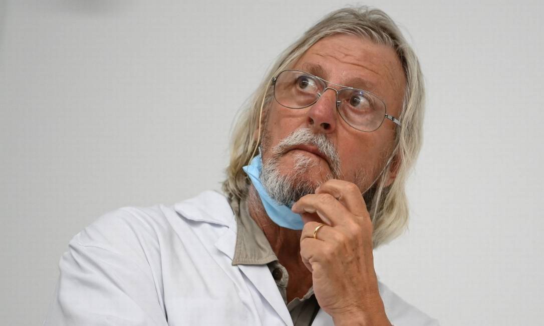 O médico francês Didier Raoult Foto: CHRISTOPHE SIMON / AFP