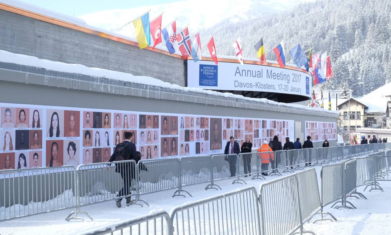 Projeto Humanae no Fórum Econômico Mundial 2017, Davos, Suíça Foto: Angélica Dass